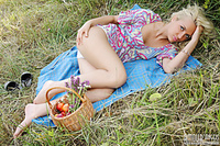 Blonde nude photos teens outdoor