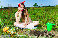 Tiny tit erotica teen free in field