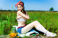 Tiny tit erotica teen free in field