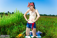 Tiny tit erotica teen free in field